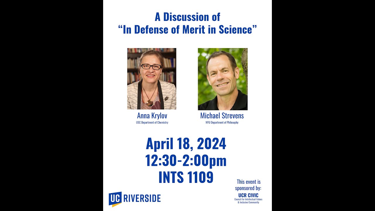 In Defense of Merit in Science - YouTube
