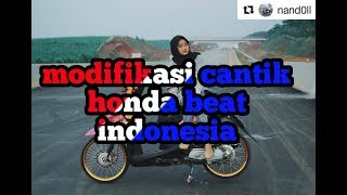 Modifikasi honda beat indonesia model cantik