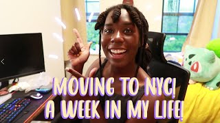 a week in my life: moving to NYC ☀️