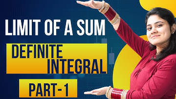 Introduction to Limit of a Sum|Definite Integral|Integration|BBA|BCA|BCOM|BTECH|Dream Maths