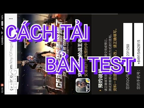 CF Mobile | Cách Tải Bản Test !