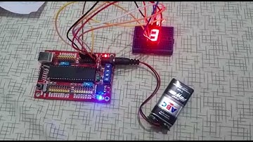 Microcontroller Final Project | PIC16F877 - 8-Second violation clock
