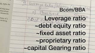 Ratio analysis part 4
