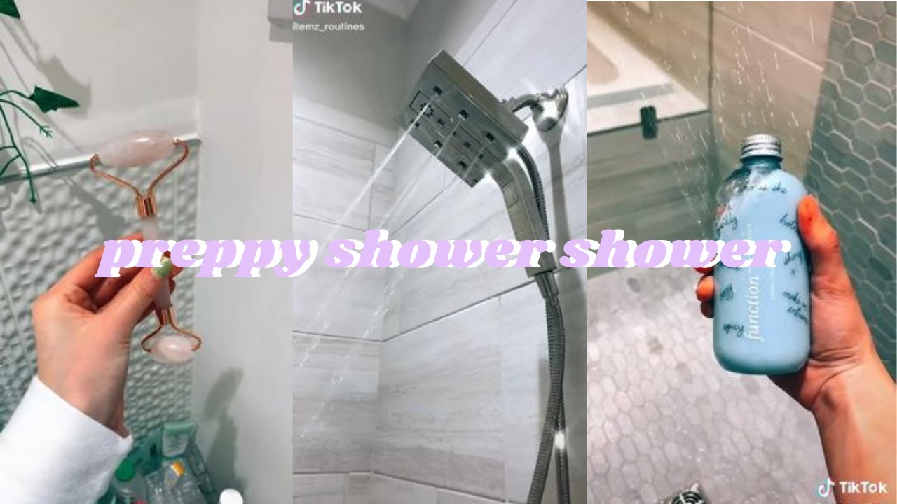 Pick your preppy shower routine!!🫶🏻🚿⚡️ #pickyourshowerroutine #pre, preppy showers tiktoks