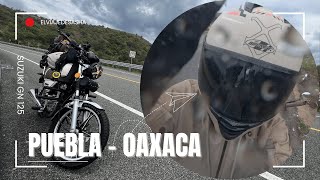 Así fue mi PRIMER VIAJE en mi MOTO (321 KM) PUEBLA - OAXACA | VLOG | MÉXICO EN MOTO #1