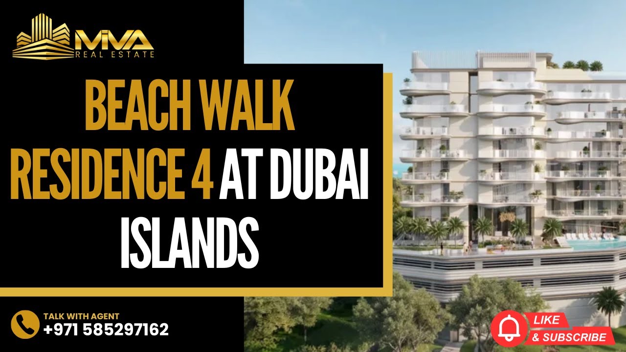 Beach Walk Residence 4 | Waterfront Luxury at Dubai Islands by Imtiaz Development