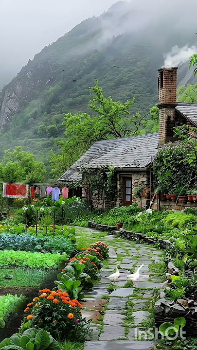 Simple and peaceful life - Rural life #countryside #rural #village #simplelife #relaxing #garden