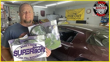 Door Roof Rails and Metro Soft Seals installed, Blowout Tab Replacement Second Gen Firebird / Camaro