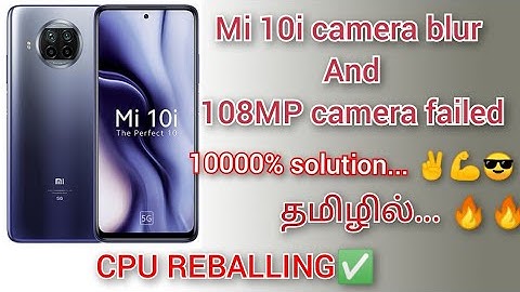 Redmi 10i camera blur and 108MP camera failed problem 1000%..solution | tamil | RAJAN MOBILES |