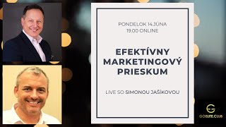 Efektívny marketingový prieskum - GoElite club live so Simonou Jašíkovou