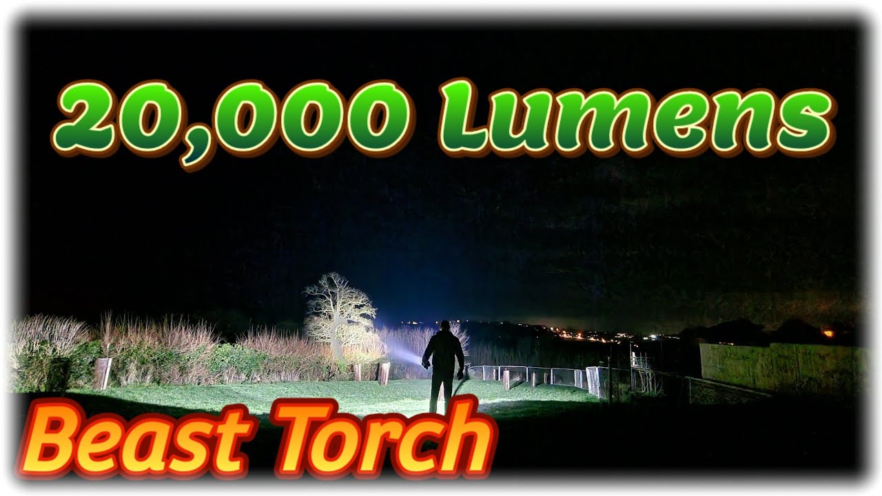 20,000 lumens. The Beast! Wuben A1 Torch Review 