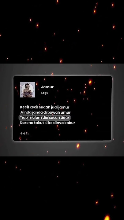 lirik lagu kecil kecil sudah jadi jamur #liriklagu #fyp #jamur #kecilkecilsudahjadijamur #liriklagu