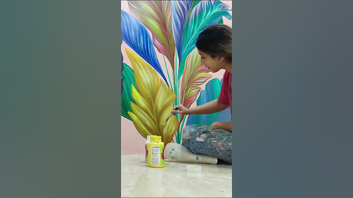 Wall Mural Art | Mural Painting DIY | Wall Painting | Fevicryl Hobby Ideas India