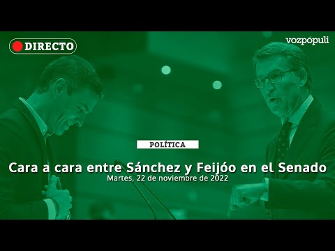 🔴 EN DIRECTO | El cara a cara entre Sánchez y Feijóo en el Senado
