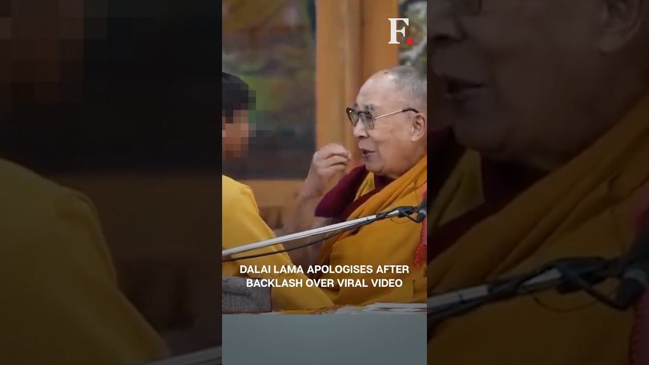 Viral Video Shows Dalai Lama Asking A Young Boy To