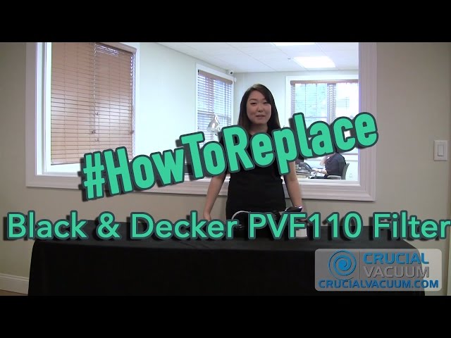 Pvf110 Replacement Filter for Black and Decker Cordless Pivot Vac  Bdh2000pl, Phv1810 and Bdh2020fl, Bdh2020flfh, Bdh1620flfh Flex Hand  Vacuum, Part