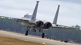 F-15 Fighter Gives Aircraft Arresting System A Try