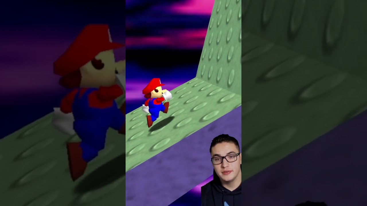 This speedrun trick in mario 64's final level is EASY