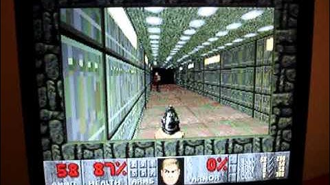 Testing ADoom 1.4 in A600 using ACA630+Indivision ECS