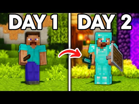 How to start a Minecraft Survival the Right Way - Beginners Ultimate Guide