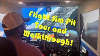 Home Cockpit Flight Simulator - Tour and Walkthrough - P3Dv5 - XPlane12 - MS2020