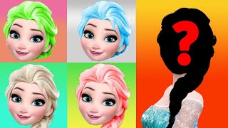 Frozen 2 Elsa Wrong Hair Color Fun Frozen Characters Wrong Heads