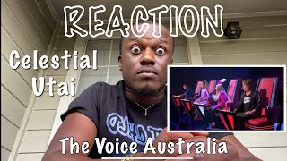 REACTION | Celestial Utai - Deja Vu - The Voice Australia Audition