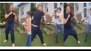 Traveller Tom Little Training With Son