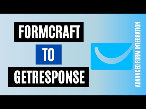 How to Integrate FormCraft to GetResponse | The Perfect Plugin (Old)