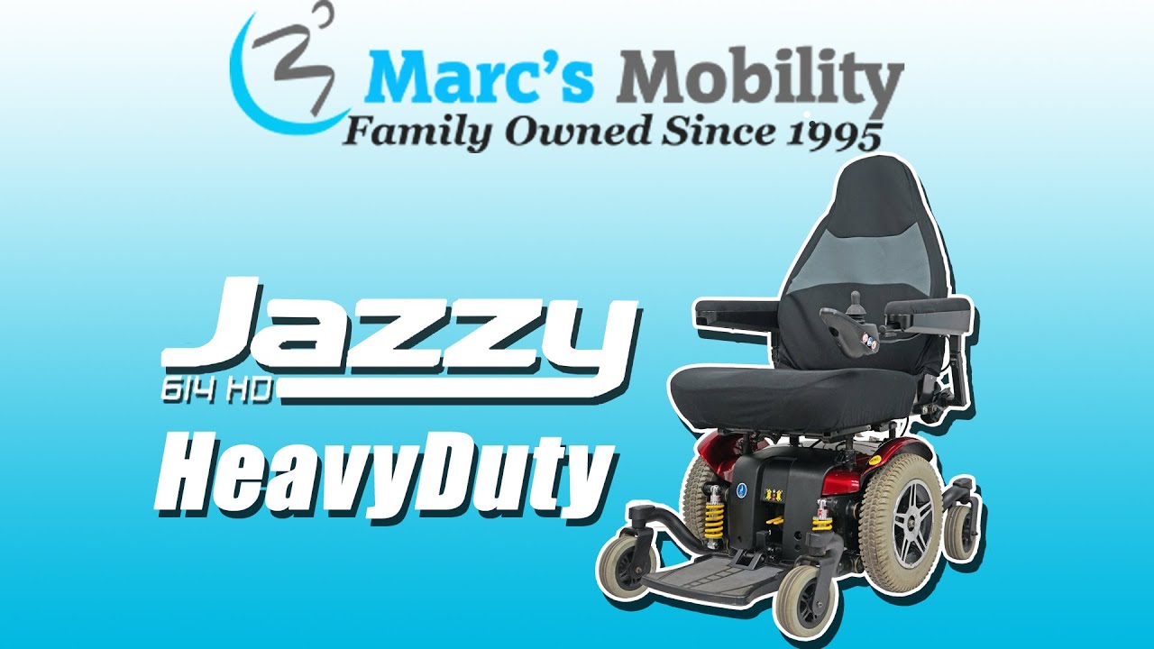 Jazzy 614HD - Used Power Chair - Review # 5082 - YouTube