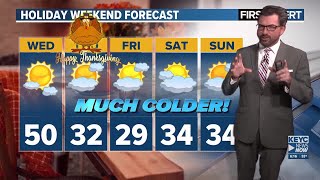 KEYC First Alert Forecast 11/21/23: Mild Wednesday, then chilly with Meteorologist Shawn Cable screenshot 2
