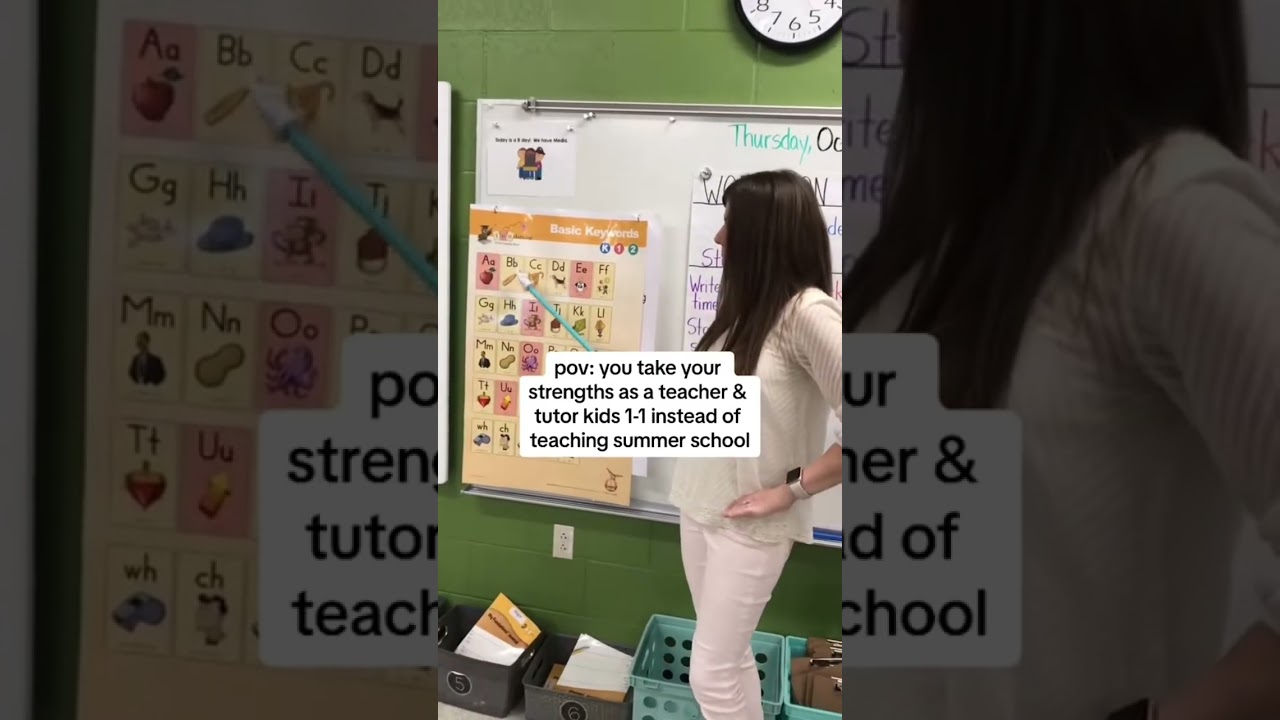 Why I Tutor Instead Of Teach Summer School