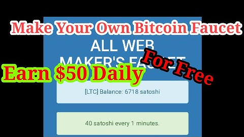 Make Your Own Bitcoin Faucet For Free And Earn $50 Everyday Part 1 #faucetinaboxultimate