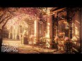 Spring Coffee Shop Ambience &amp; Smooth Jazz Music 🌺 Relaxing Jazz Background Music to Study, Focus