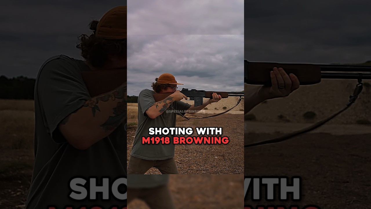 Shoting With M1918 Browning