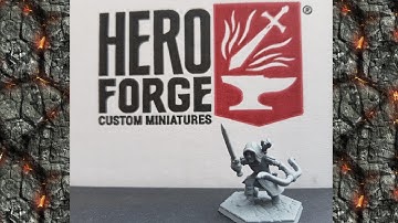 Hero forge 3D printed mini review