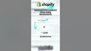 Shopify | Search bar always visible tutorial (2025 Update) - Dawn & free themes