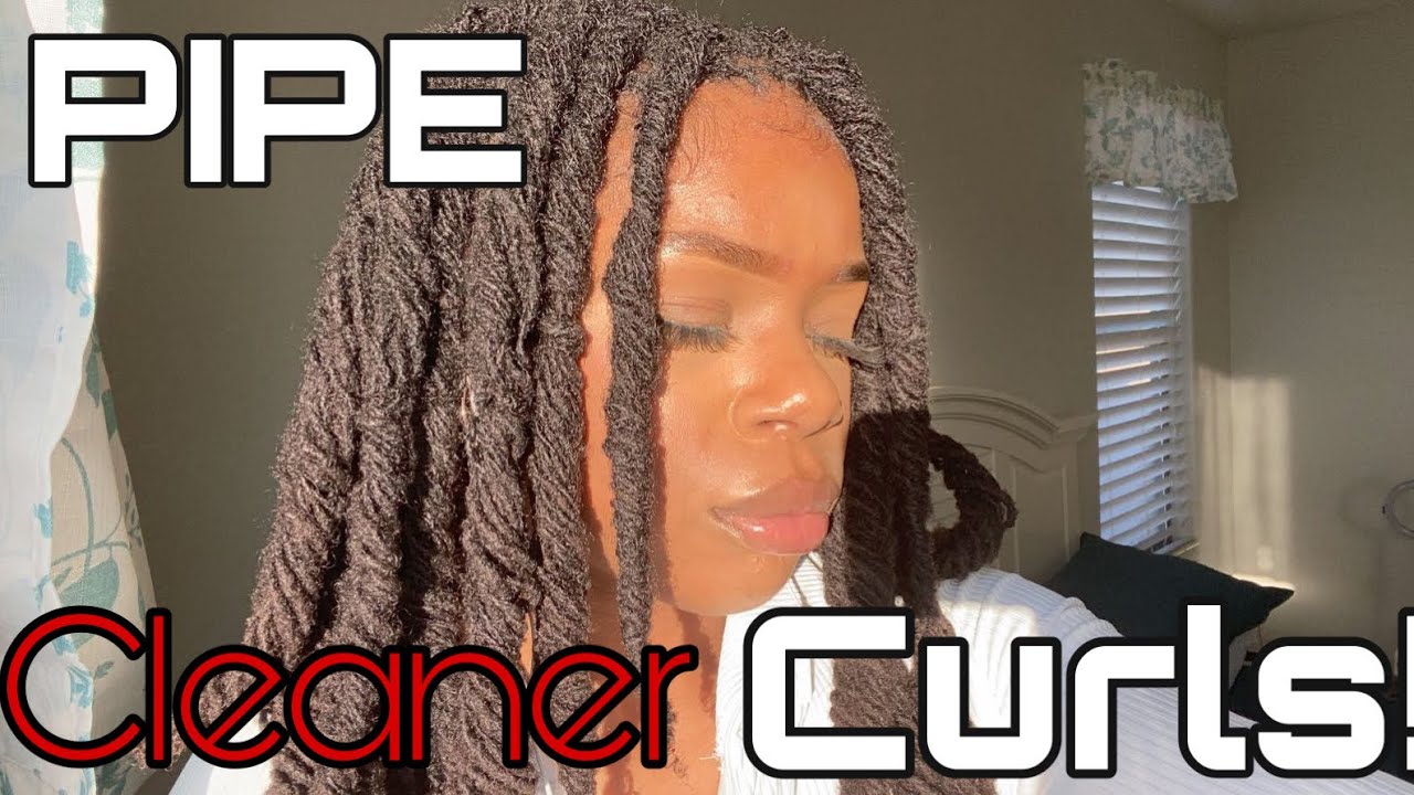 HOW TO PIPE CLEANER CURLS ON SISTERLOCKS! YouTube
