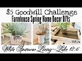 3 FARMHOUSE HOME DECOR DIYS | OLD WORLD HOME $5 GOODWILL CHALLENGE