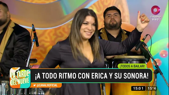 Erica y su sonora canta en vivo sus xitos!