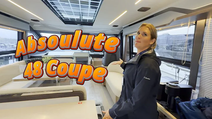The best entry-level Luxury Yacht? Absolute 48 Coupe walk through!