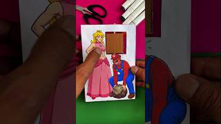 PRINCESS PEACH X SUPER MARIOO RAP BATTLE CARDBOARD PUZZLE