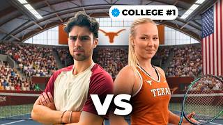 I Challenged The #1 Woman In US College Tennis! screenshot 5