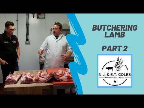 BUTCHERING LAMB - PART 2 SADDLE OF LAMB