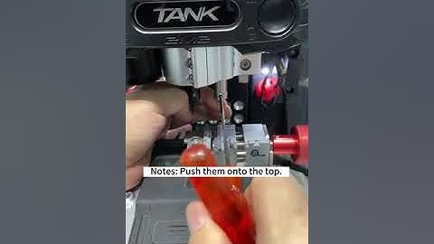 2M2 TANK 2 Pro CNC Key Cutting Machine Install cutter and probe