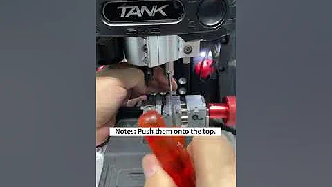 2M2 TANK 2 Pro CNC Key Cutting Machine Install cutter and probe