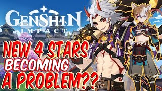 Is there a NEW TREND for NEW 4 STARS & is it a PROBLEM?? Genshin Impact