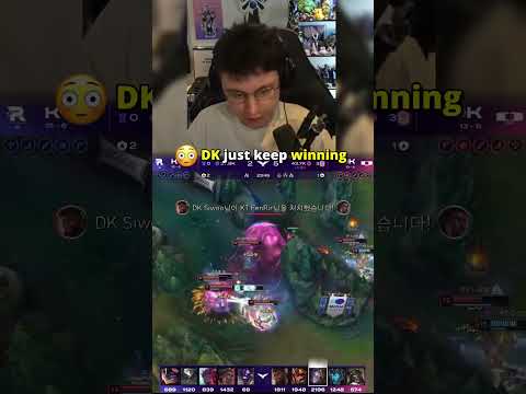 WTF!?! DK is unstoppable  #caedrel #leagueoflegends #dk #kt #lck #showmaker  #gaming #clips