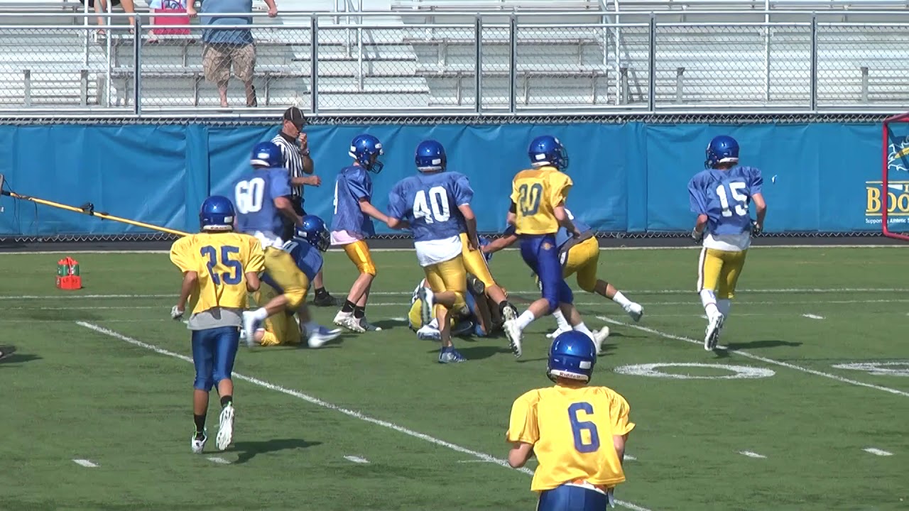 LAKE FOREST HIGH SCHOOL FOOTBALL BLUEGOLD SCRIMMAGE GAME 8 19 2017
