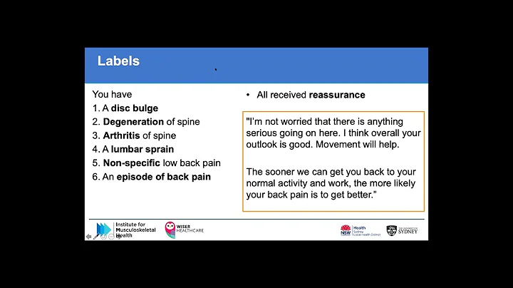 Lessons from my low back labelling trial - Mary O'...